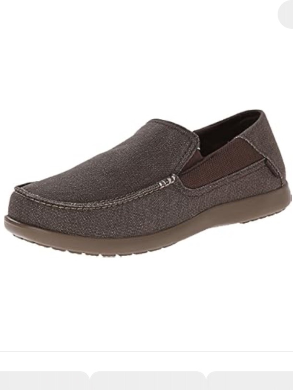 CROCS Men's Casual SantaCruz Slip-On Brown Outdoor Loafers Nwt size 12